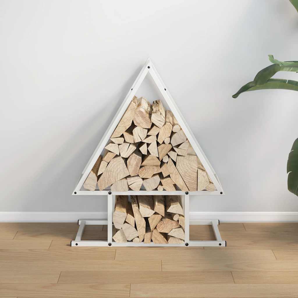 Brandhoutrek 50x25x60 cm koudgewalst staal wit is nu te koop bij PeponiXL, paradijselijk wonen!