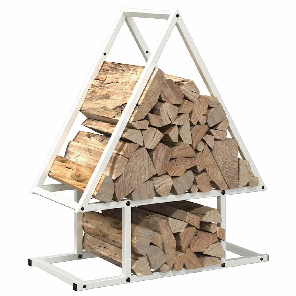 Brandhoutrek 50x25x60 cm koudgewalst staal wit is nu te koop bij PeponiXL, paradijselijk wonen!