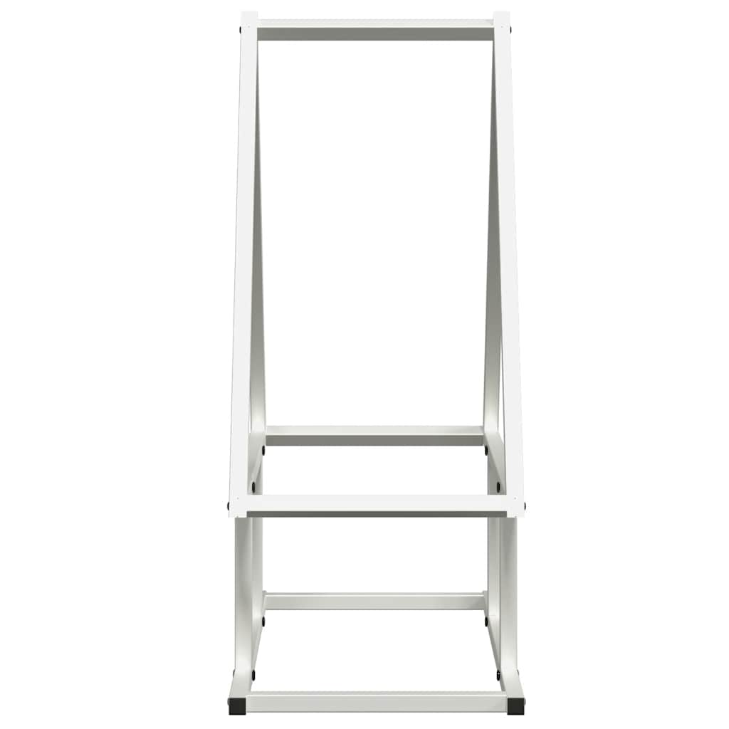 Brandhoutrek 50x25x60 cm koudgewalst staal wit is nu te koop bij PeponiXL, paradijselijk wonen!