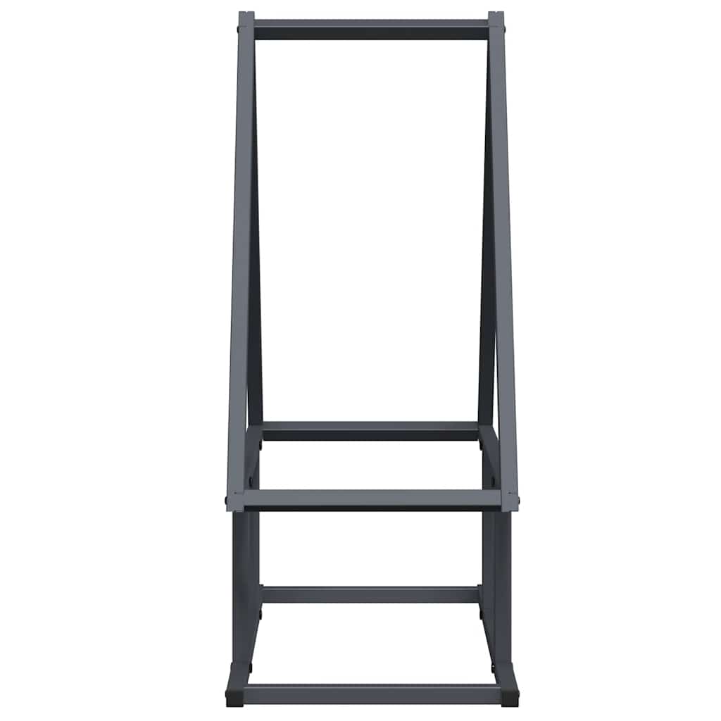 Brandhoutrek 50x25x60 cm koudgewalst staal antracietkleurig is nu te koop bij PeponiXL, paradijselijk wonen!