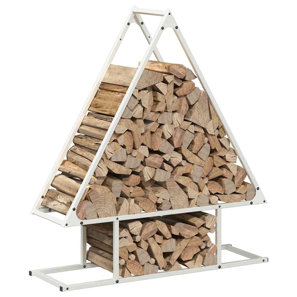 Brandhoutrek 80x25x90 cm koudgewalst staal wit is nu te koop bij PeponiXL, paradijselijk wonen!