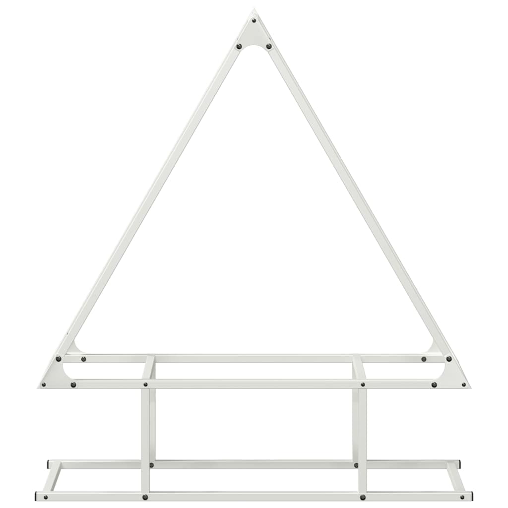 Brandhoutrek 80x25x90 cm koudgewalst staal wit is nu te koop bij PeponiXL, paradijselijk wonen!