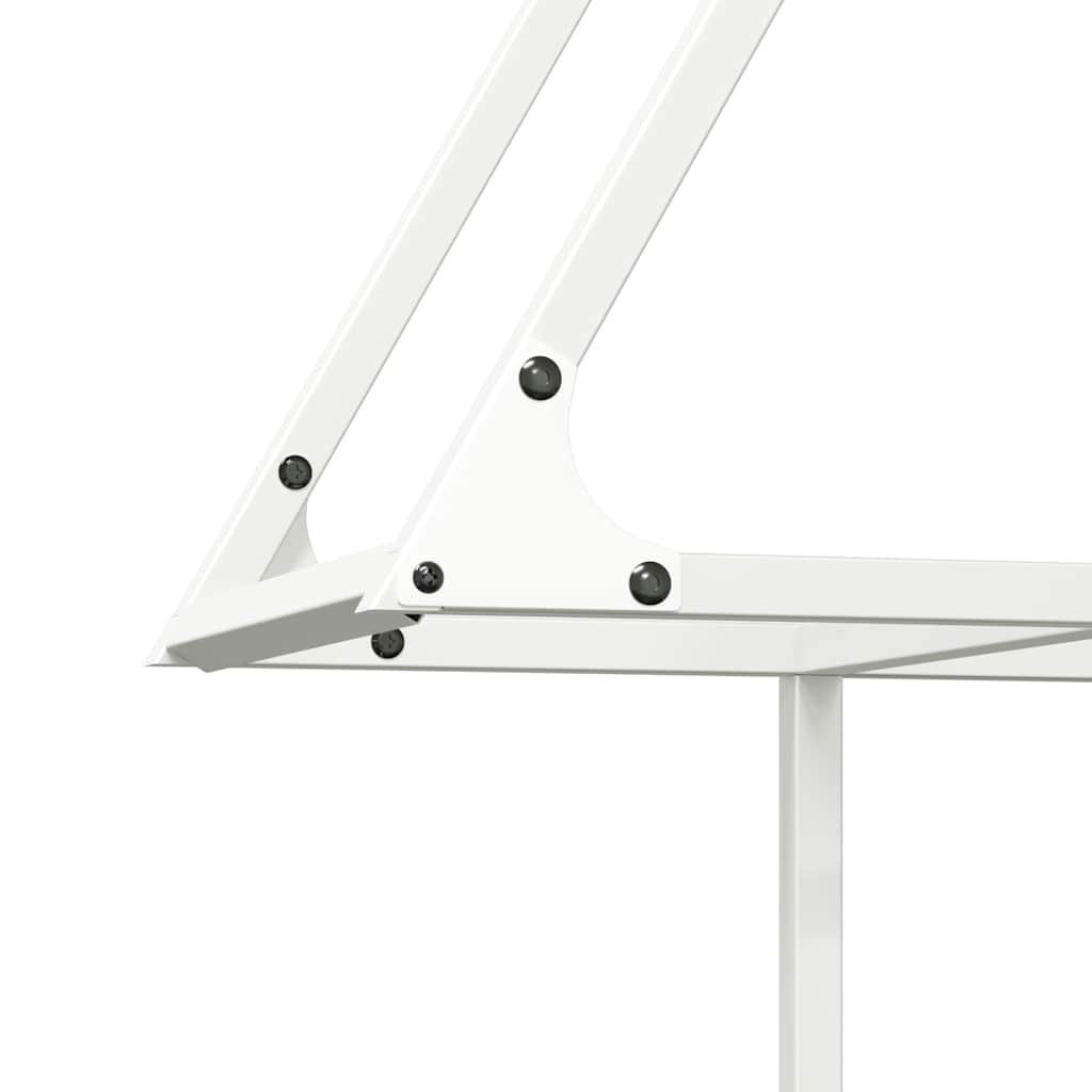 Brandhoutrek 80x25x90 cm koudgewalst staal wit is nu te koop bij PeponiXL, paradijselijk wonen!