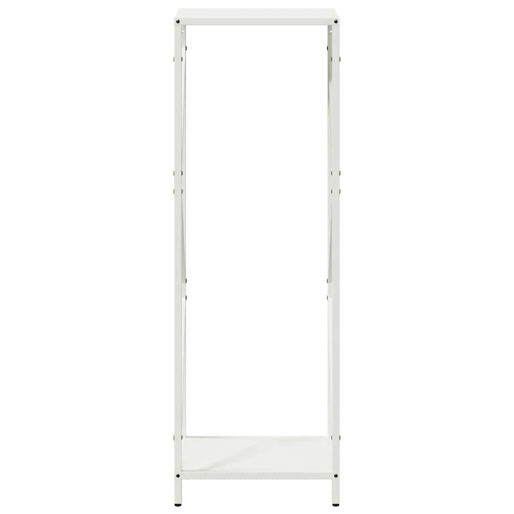 Brandhoutrek 34x25x100 cm koudgewalst staal wit is nu te koop bij PeponiXL, paradijselijk wonen!