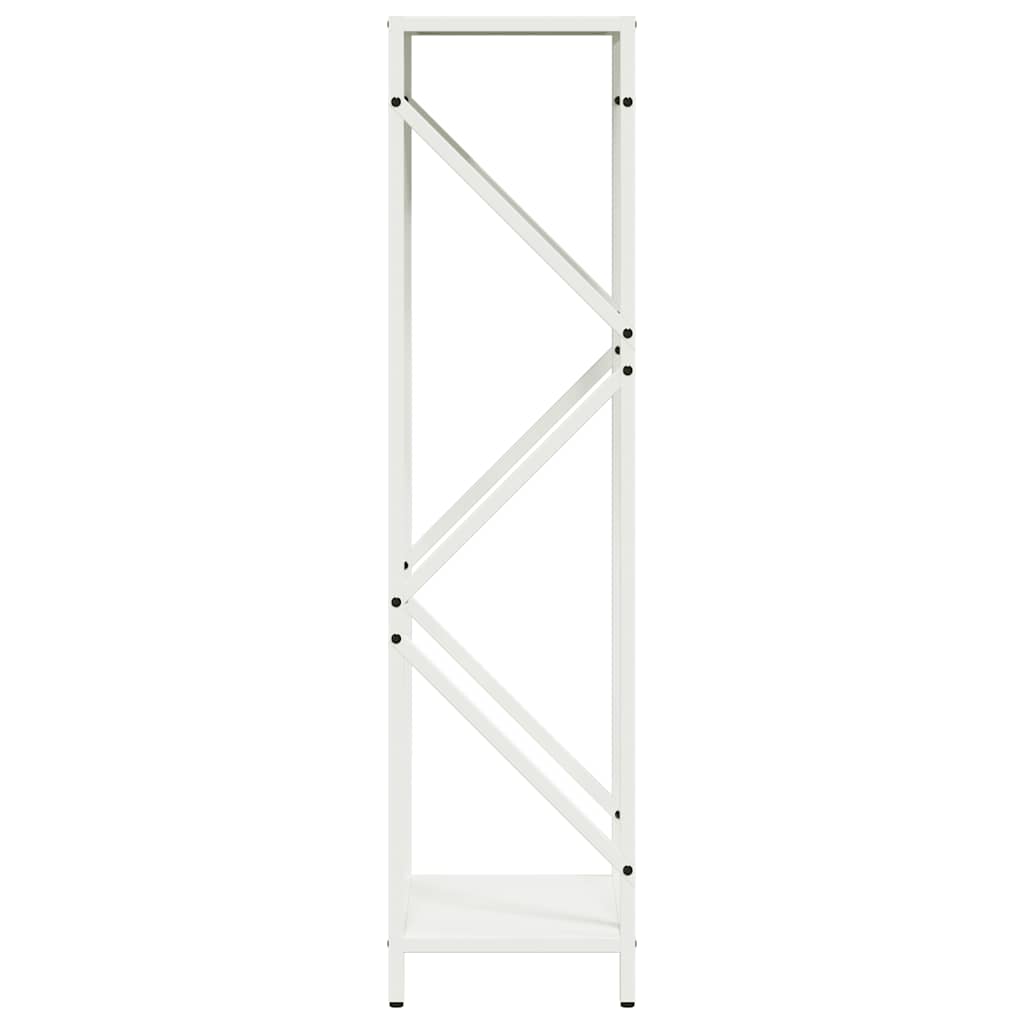 Brandhoutrek 34x25x100 cm koudgewalst staal wit is nu te koop bij PeponiXL, paradijselijk wonen!