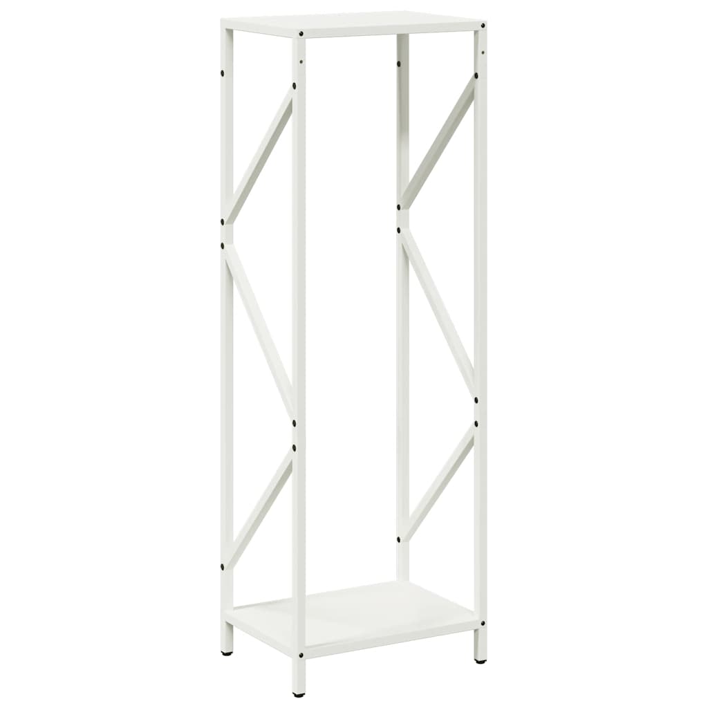 Brandhoutrek 34x25x100 cm koudgewalst staal wit is nu te koop bij PeponiXL, paradijselijk wonen!