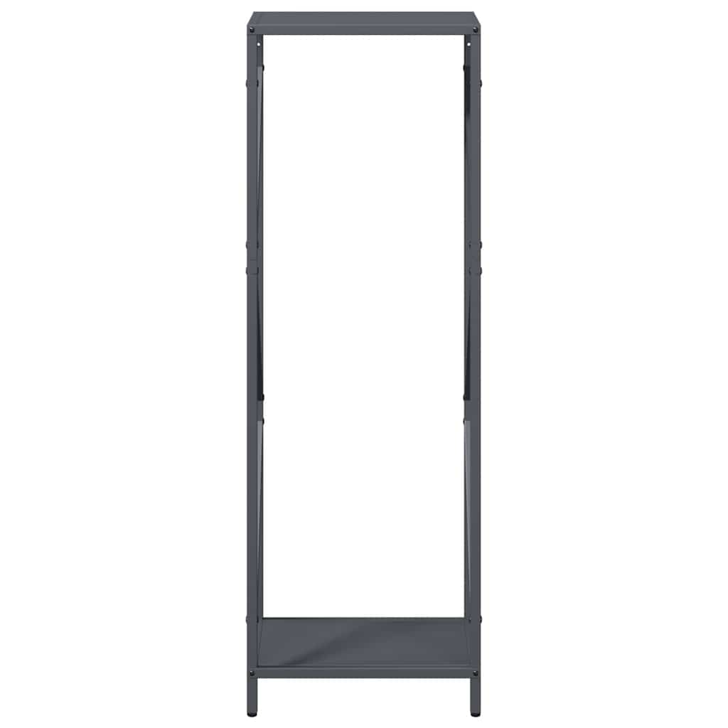 Brandhoutrek 34x25x100 cm koudgewalst staal antracietkleurig is nu te koop bij PeponiXL, paradijselijk wonen!