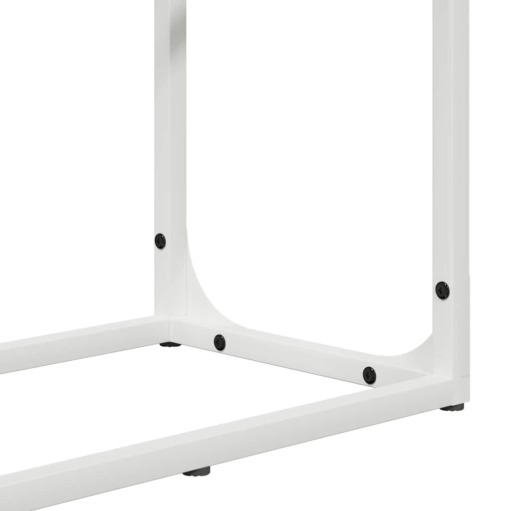 Brandhoutrek 60x25x100 cm koudgewalst staal wit is nu te koop bij PeponiXL, paradijselijk wonen!