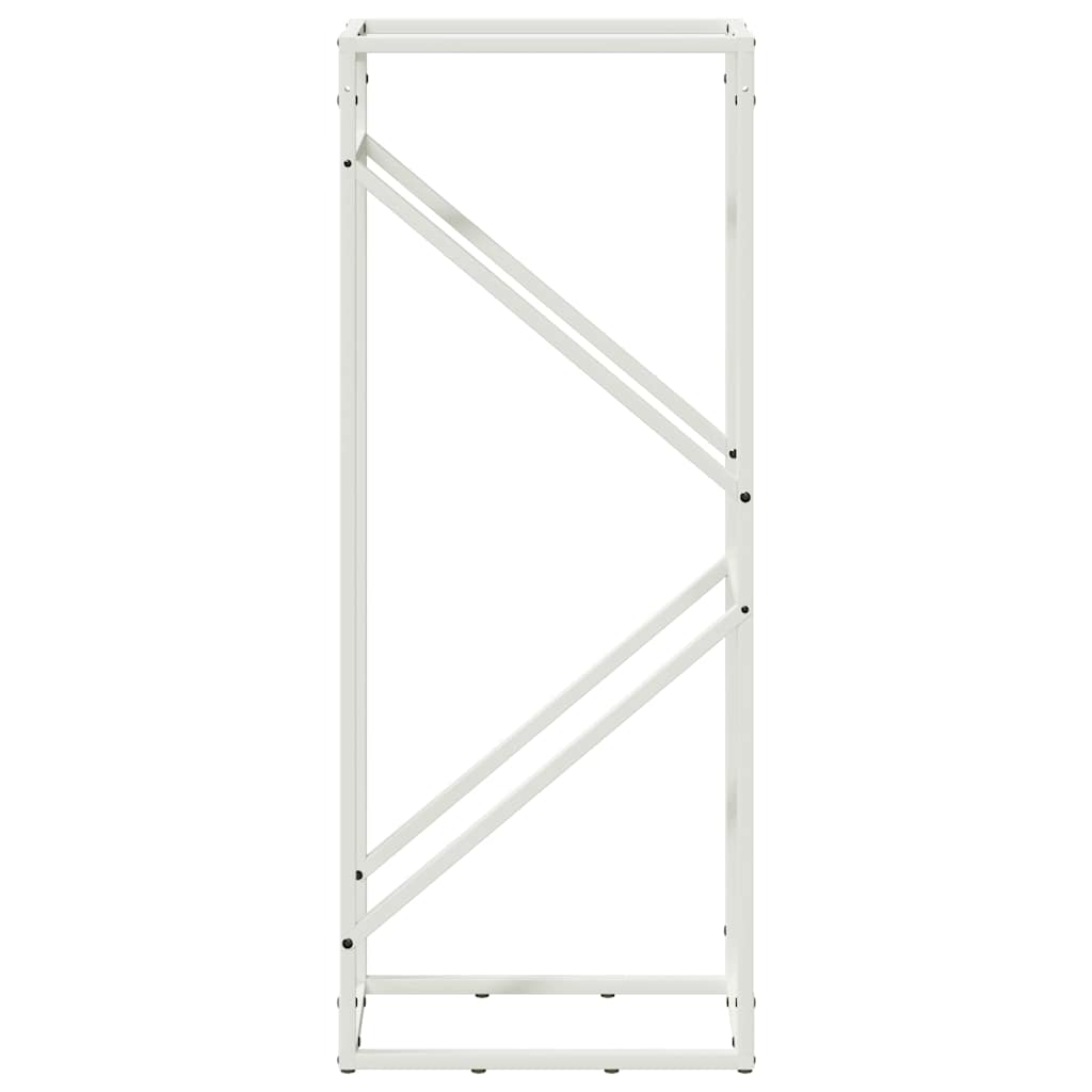 Brandhoutrek 40x25x100 cm koudgewalst staal wit is nu te koop bij PeponiXL, paradijselijk wonen!