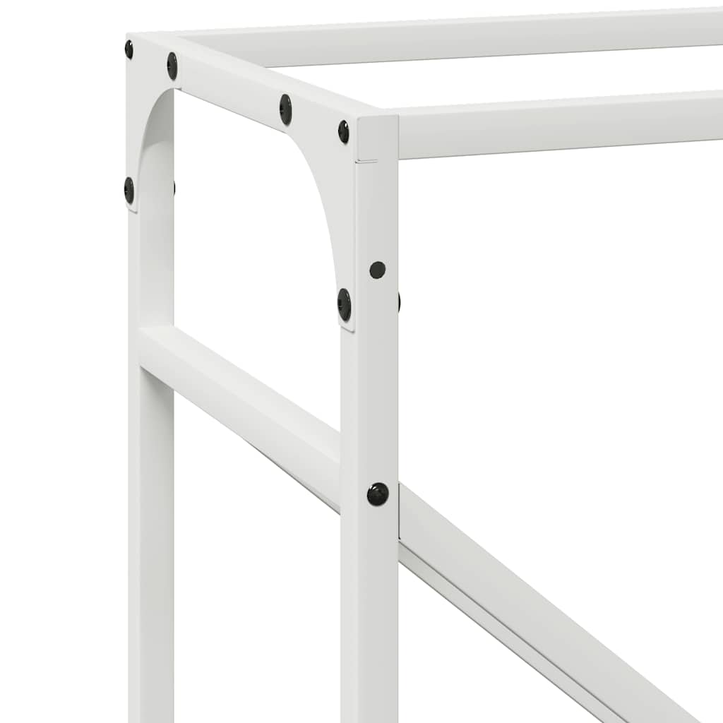 Brandhoutrek 40x25x100 cm koudgewalst staal wit is nu te koop bij PeponiXL, paradijselijk wonen!