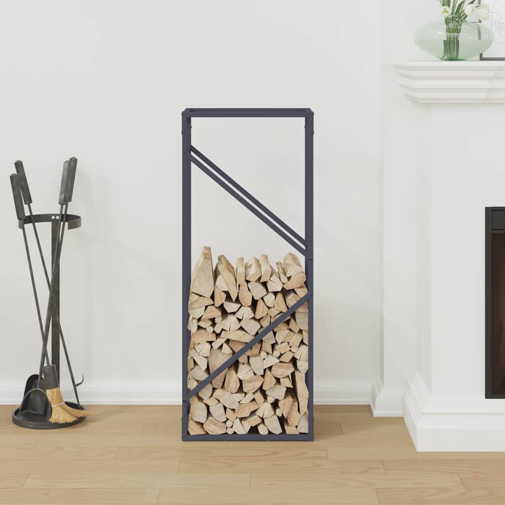 Brandhoutrek 40x25x100 cm koudgewalst staal antraciet is nu te koop bij PeponiXL, paradijselijk wonen!