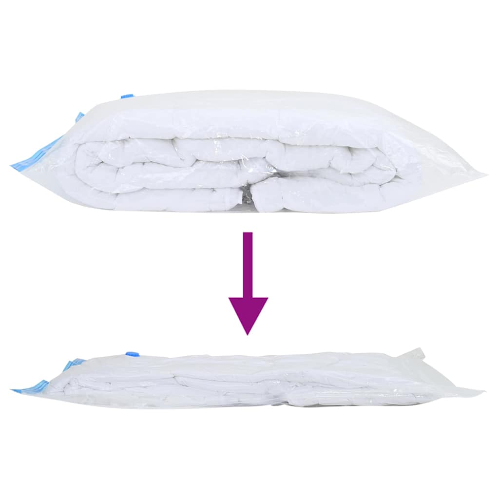 Opslagzakken met opslag 5 pcs Transparant en Blauw 100 x 80 cm is nu te koop bij PeponiXL, paradijselijk wonen!