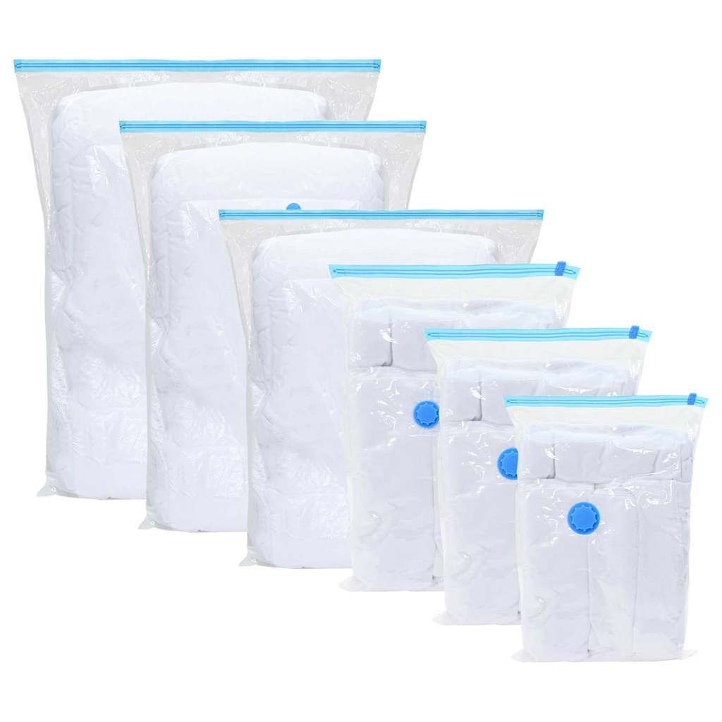 Opslagzakken met opslag 50 pcs Transparant en Blauw 100 x 80 cm is nu te koop bij PeponiXL, paradijselijk wonen!