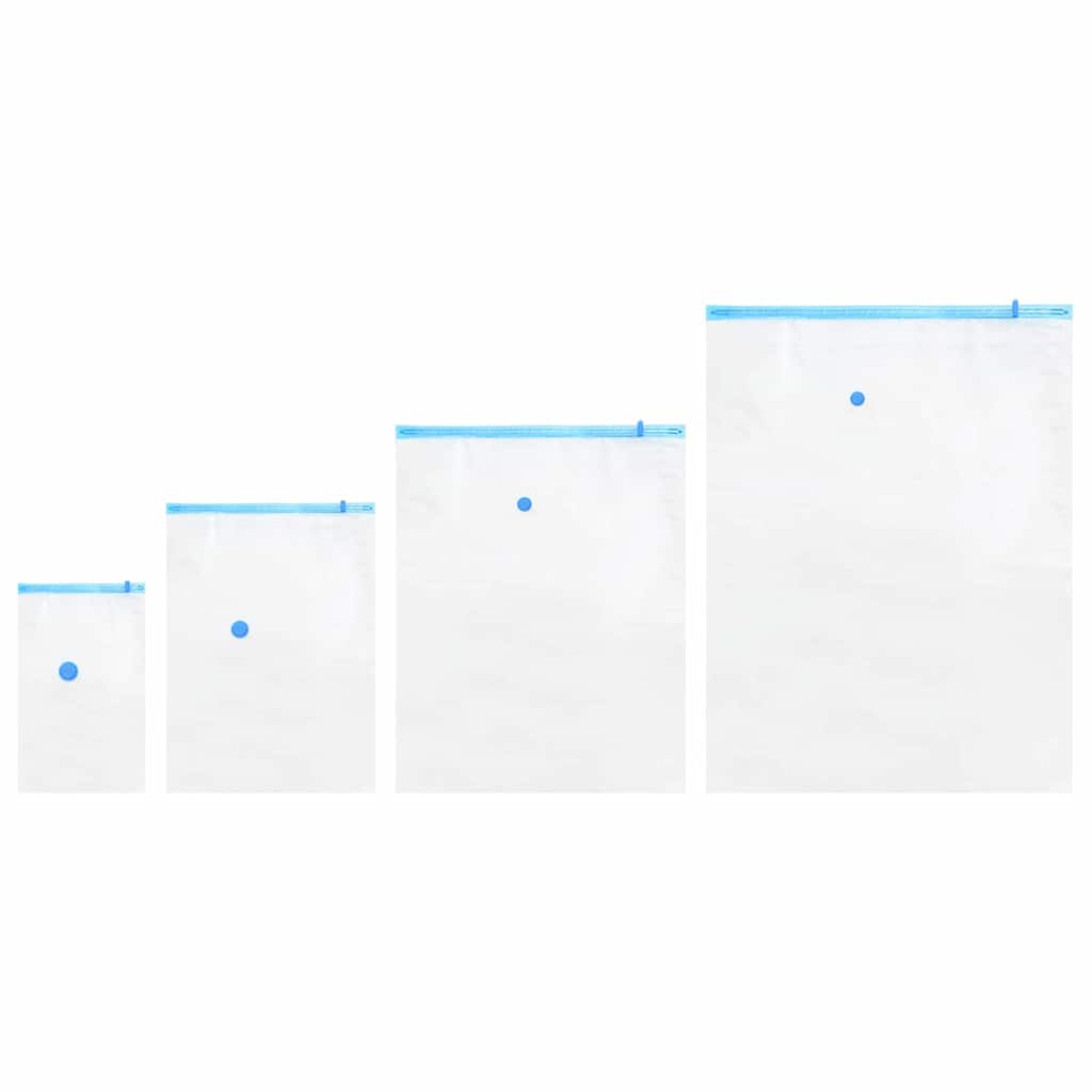 Opslagzakken 15 pcs Transparant en Blauw 130 x 100 cm is nu te koop bij PeponiXL, paradijselijk wonen!