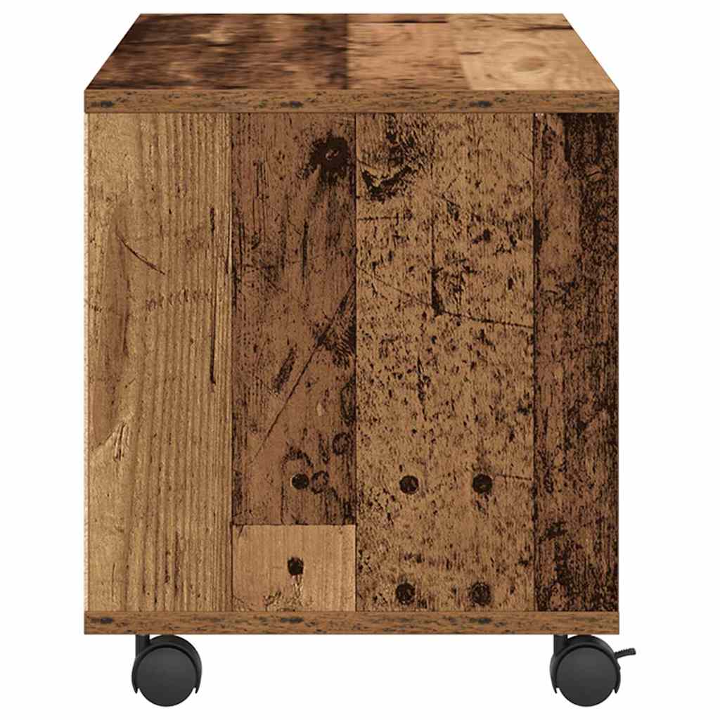 TV-kast Bruin 90 x 35 x 40,5 cm Bewerkt hout is nu te koop bij PeponiXL, paradijselijk wonen!