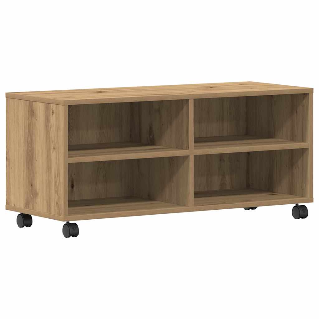 TV-kast Bruin 90 x 35 x 40,5 cm Bewerkt hout is nu te koop bij PeponiXL, paradijselijk wonen!
