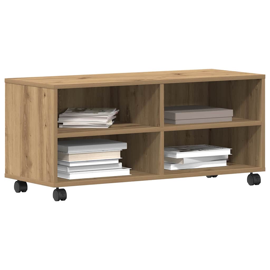 TV-kast Bruin 90 x 35 x 40,5 cm Bewerkt hout is nu te koop bij PeponiXL, paradijselijk wonen!