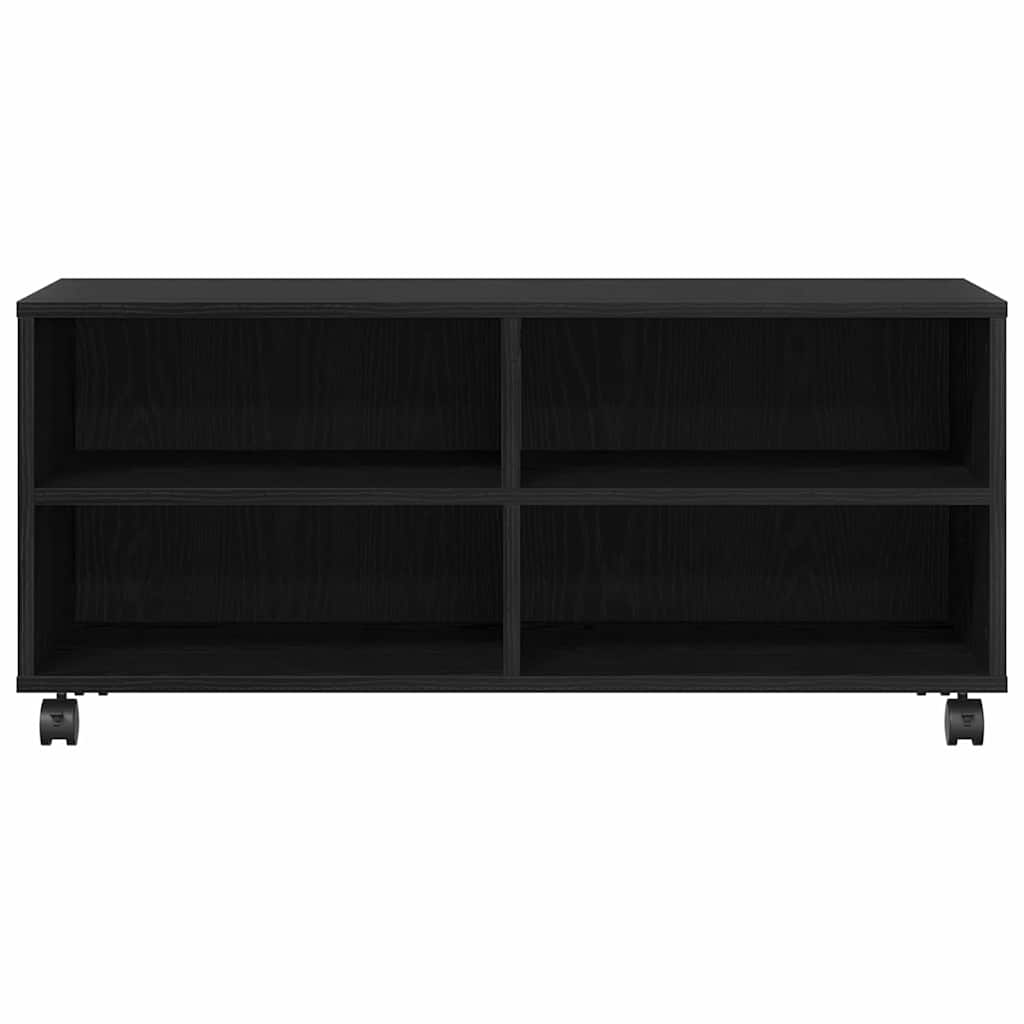 TV-kast Zwart 90 x 35 x 40,5 cm Bewerkt hout is nu te koop bij PeponiXL, paradijselijk wonen!