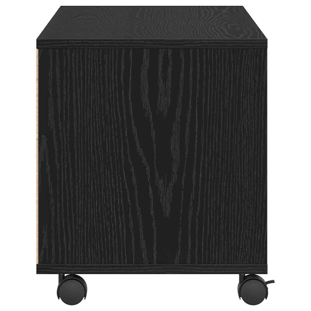 TV-kast Zwart 90 x 35 x 40,5 cm Bewerkt hout is nu te koop bij PeponiXL, paradijselijk wonen!