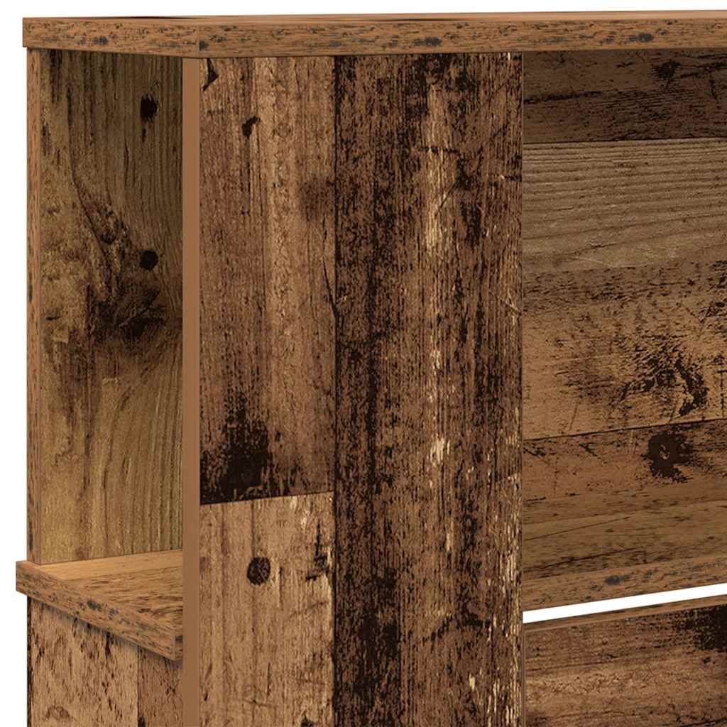Hoofdeinde kas Oudhout 220 x 18,5 x 102,5 cm Bewerkt hout is nu te koop bij PeponiXL, paradijselijk wonen!