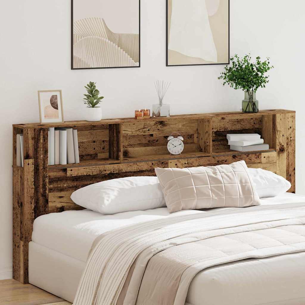 Hoofdeinde kas Oudhout 220 x 18,5 x 102,5 cm Bewerkt hout is nu te koop bij PeponiXL, paradijselijk wonen!