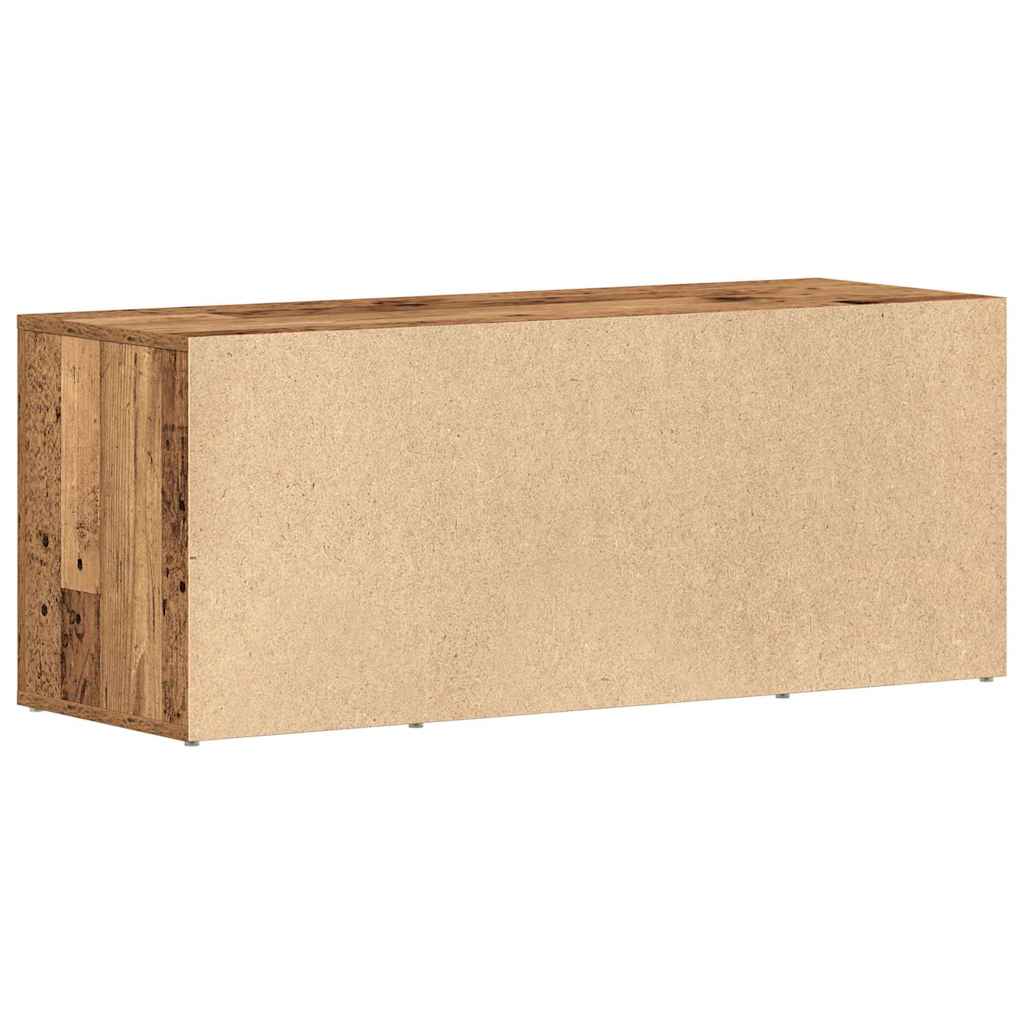 TV-kast Oud hout 100 x 35 x 40 cm Bewerkt hout is nu te koop bij PeponiXL, paradijselijk wonen!