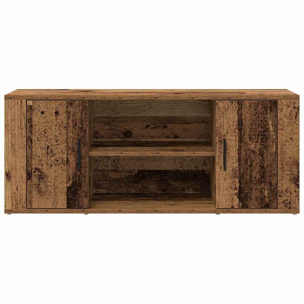 TV-kast Oud hout 100 x 35 x 40 cm Bewerkt hout is nu te koop bij PeponiXL, paradijselijk wonen!