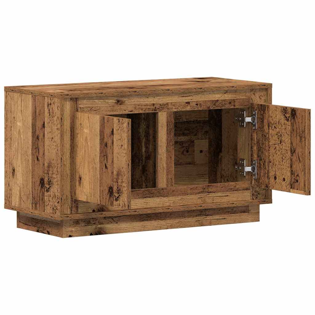 TV-kast Oud hout 80 x 35 x 45 cm Bewerkt hout is nu te koop bij PeponiXL, paradijselijk wonen!