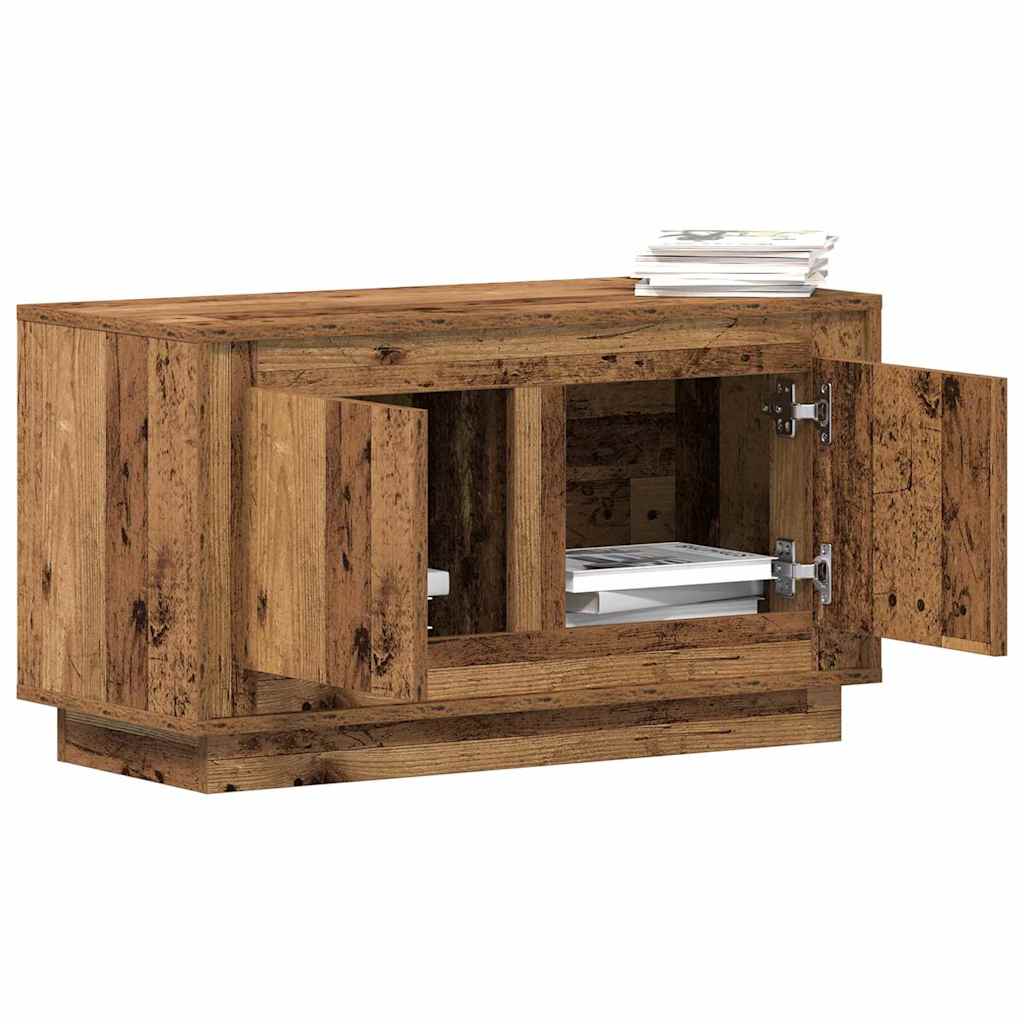 TV-kast Oud hout 80 x 35 x 45 cm Bewerkt hout is nu te koop bij PeponiXL, paradijselijk wonen!
