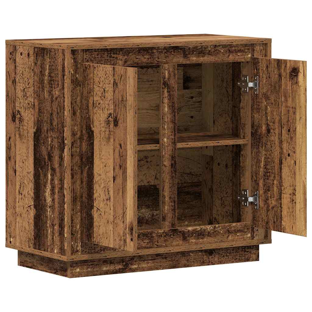 Dressoir Oudhout 80 x 40 x 75 cm Bewerkt hout is nu te koop bij PeponiXL, paradijselijk wonen!