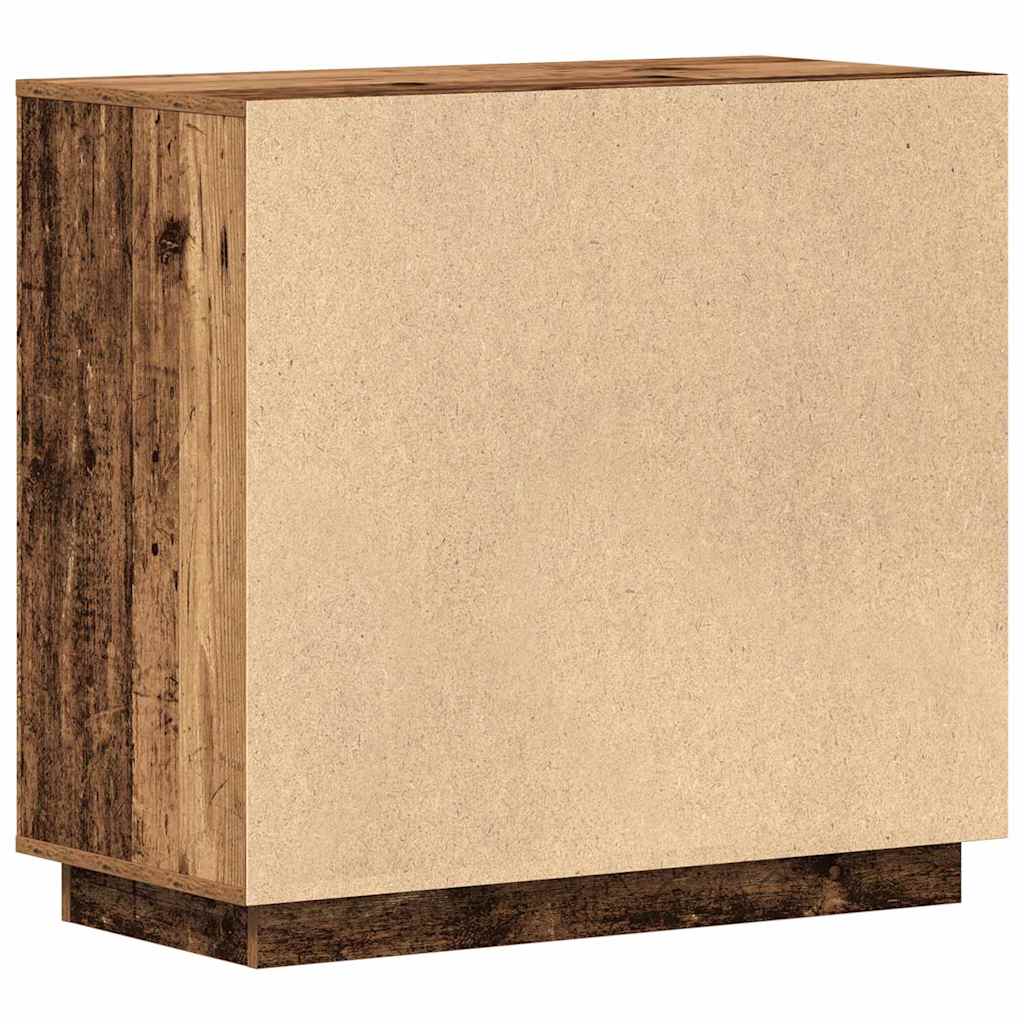 Dressoir Oudhout 80 x 40 x 75 cm Bewerkt hout is nu te koop bij PeponiXL, paradijselijk wonen!
