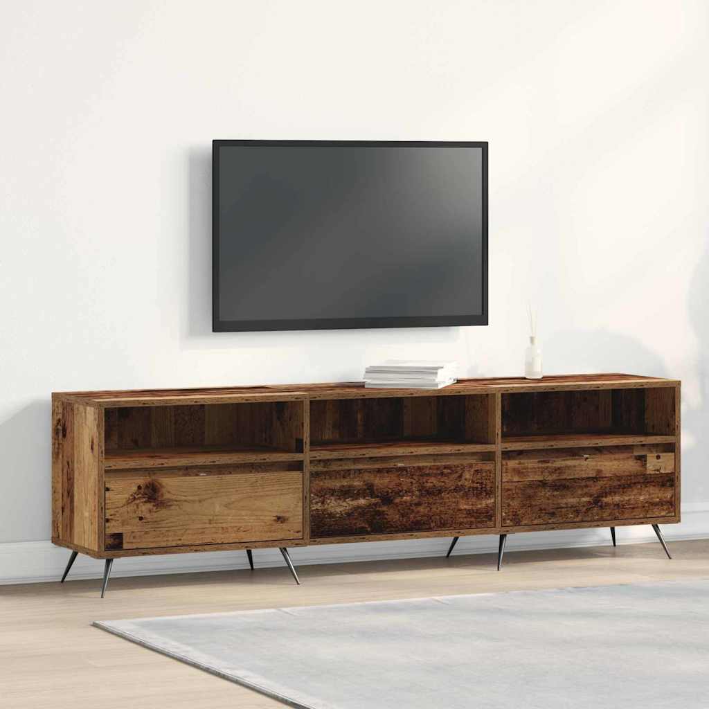 TV-kast Oud hout 150 x 30 x 44,5 cm Bewerkt hout is nu te koop bij PeponiXL, paradijselijk wonen!