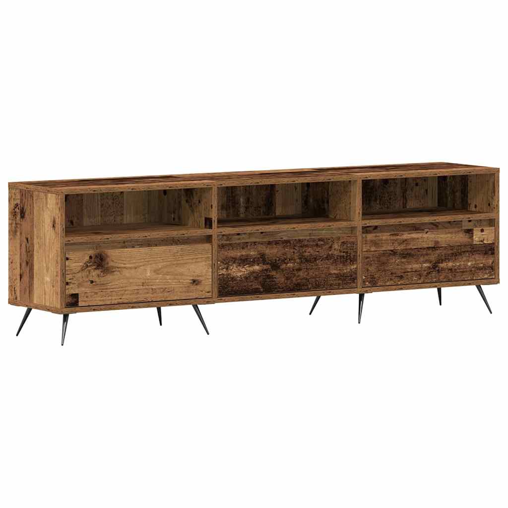 TV-kast Oud hout 150 x 30 x 44,5 cm Bewerkt hout is nu te koop bij PeponiXL, paradijselijk wonen!