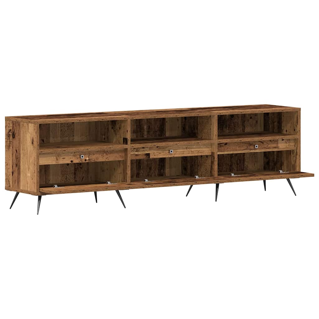 TV-kast Oud hout 150 x 30 x 44,5 cm Bewerkt hout is nu te koop bij PeponiXL, paradijselijk wonen!