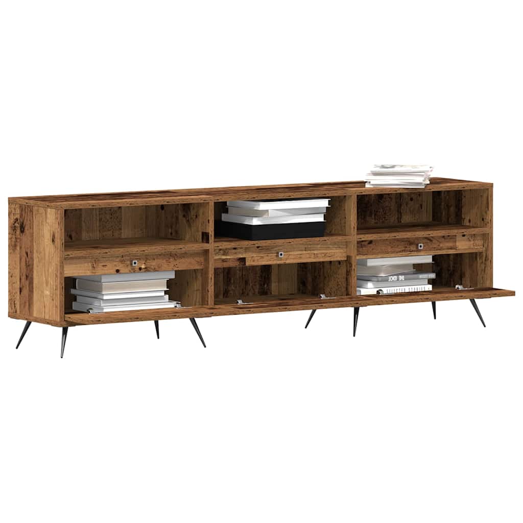 TV-kast Oud hout 150 x 30 x 44,5 cm Bewerkt hout is nu te koop bij PeponiXL, paradijselijk wonen!