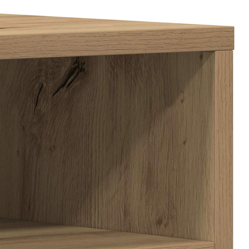 TV-kast artisanaal eikenkleurig 150 x 30 x 44,5 cm Bewerkt hout is nu te koop bij PeponiXL, paradijselijk wonen!