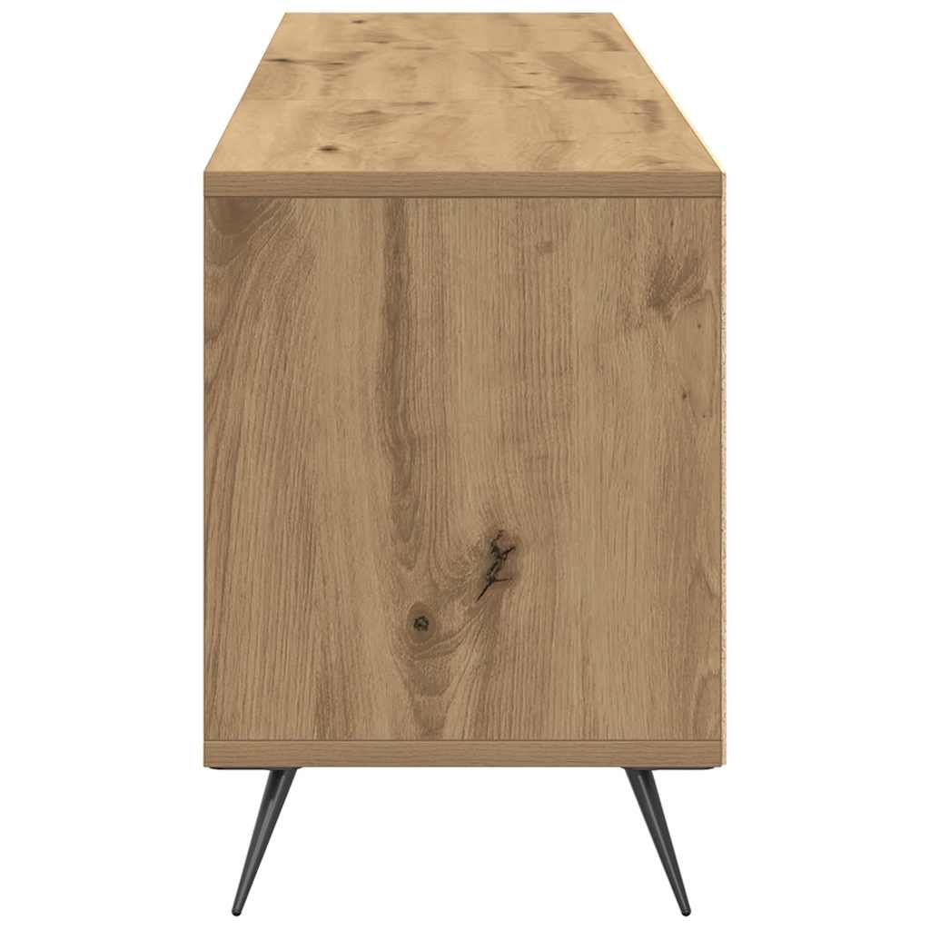 TV-kast artisanaal eikenkleurig 150 x 30 x 44,5 cm Bewerkt hout is nu te koop bij PeponiXL, paradijselijk wonen!