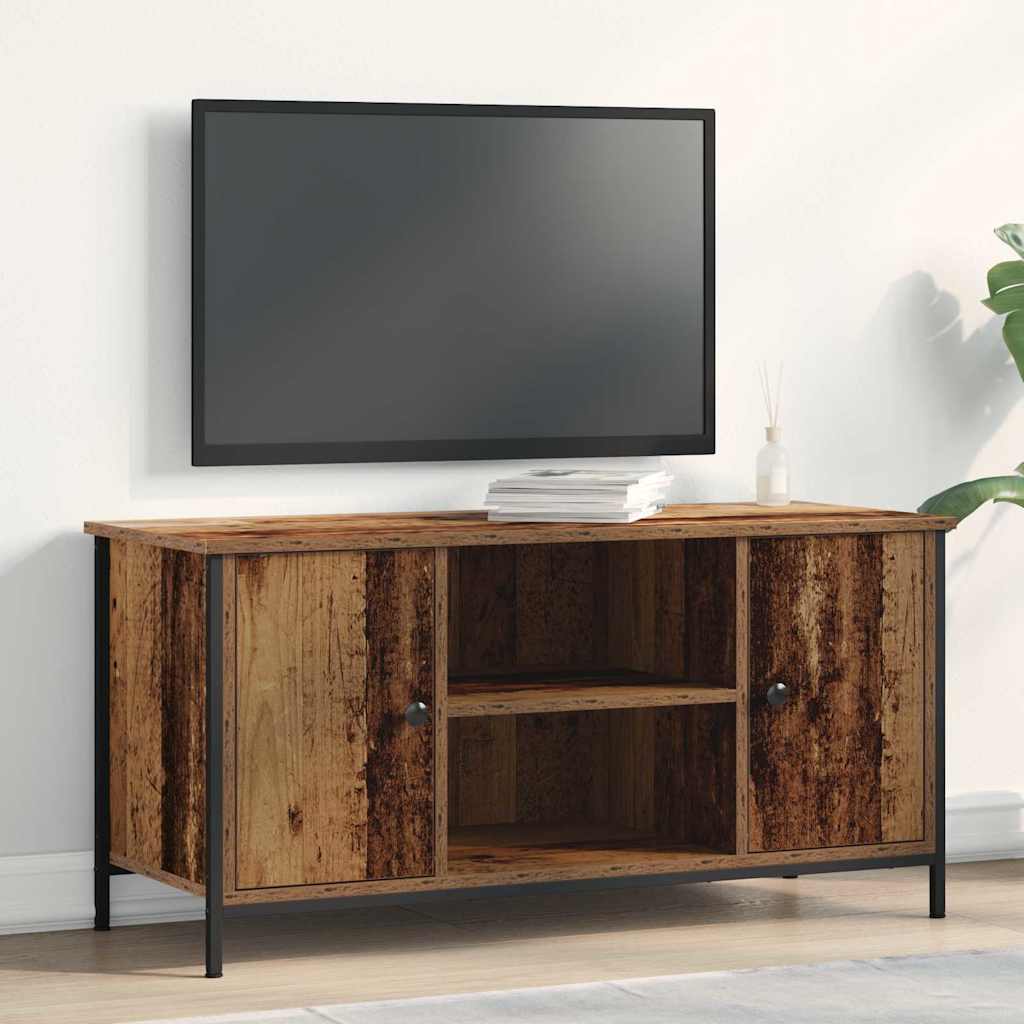 TV-kast Oud hout 100 x 40 x 50 cm Bewerkt hout is nu te koop bij PeponiXL, paradijselijk wonen!
