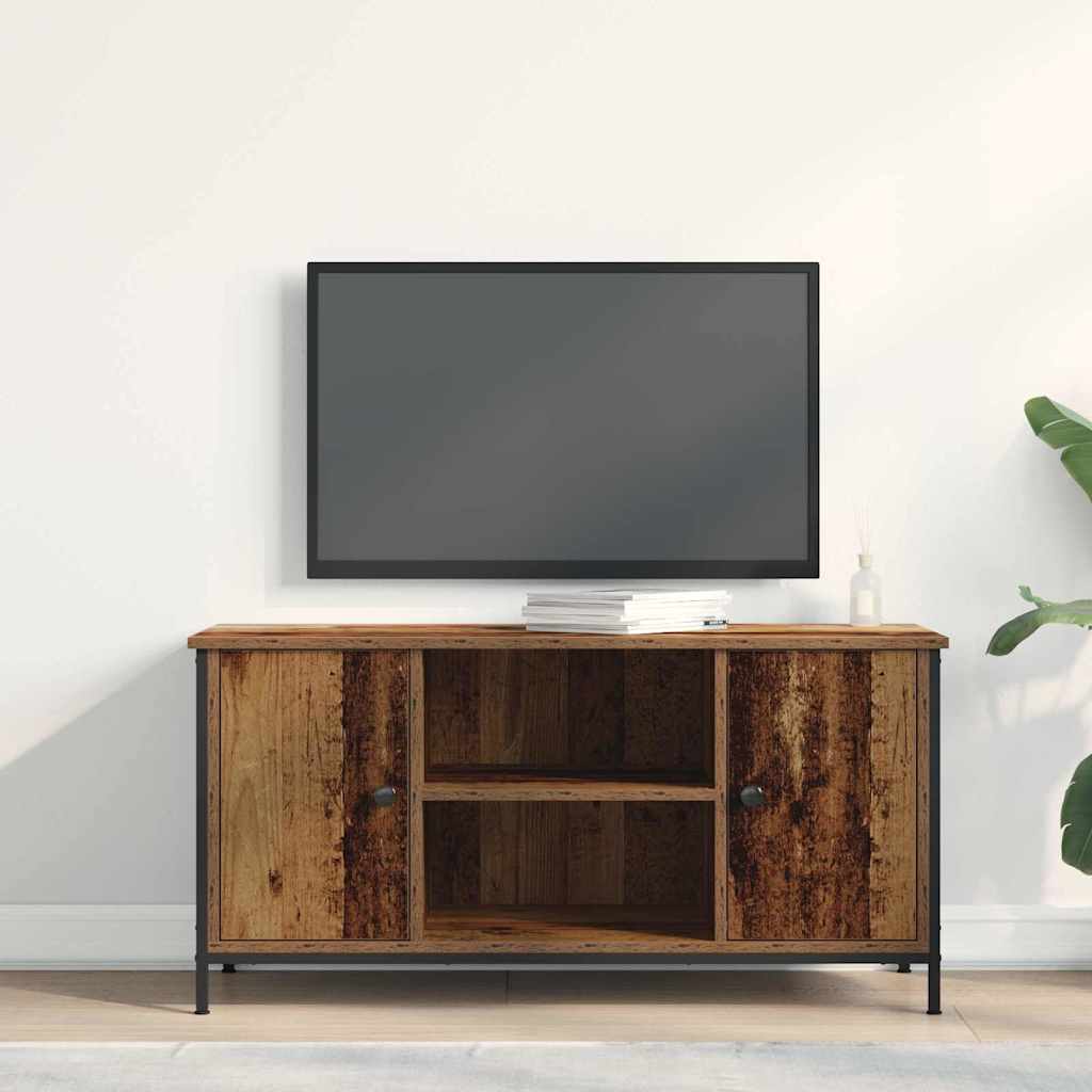 TV-kast Oud hout 100 x 40 x 50 cm Bewerkt hout is nu te koop bij PeponiXL, paradijselijk wonen!
