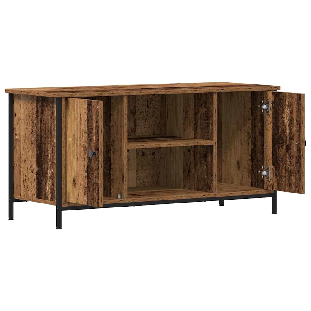 TV-kast Oud hout 100 x 40 x 50 cm Bewerkt hout is nu te koop bij PeponiXL, paradijselijk wonen!
