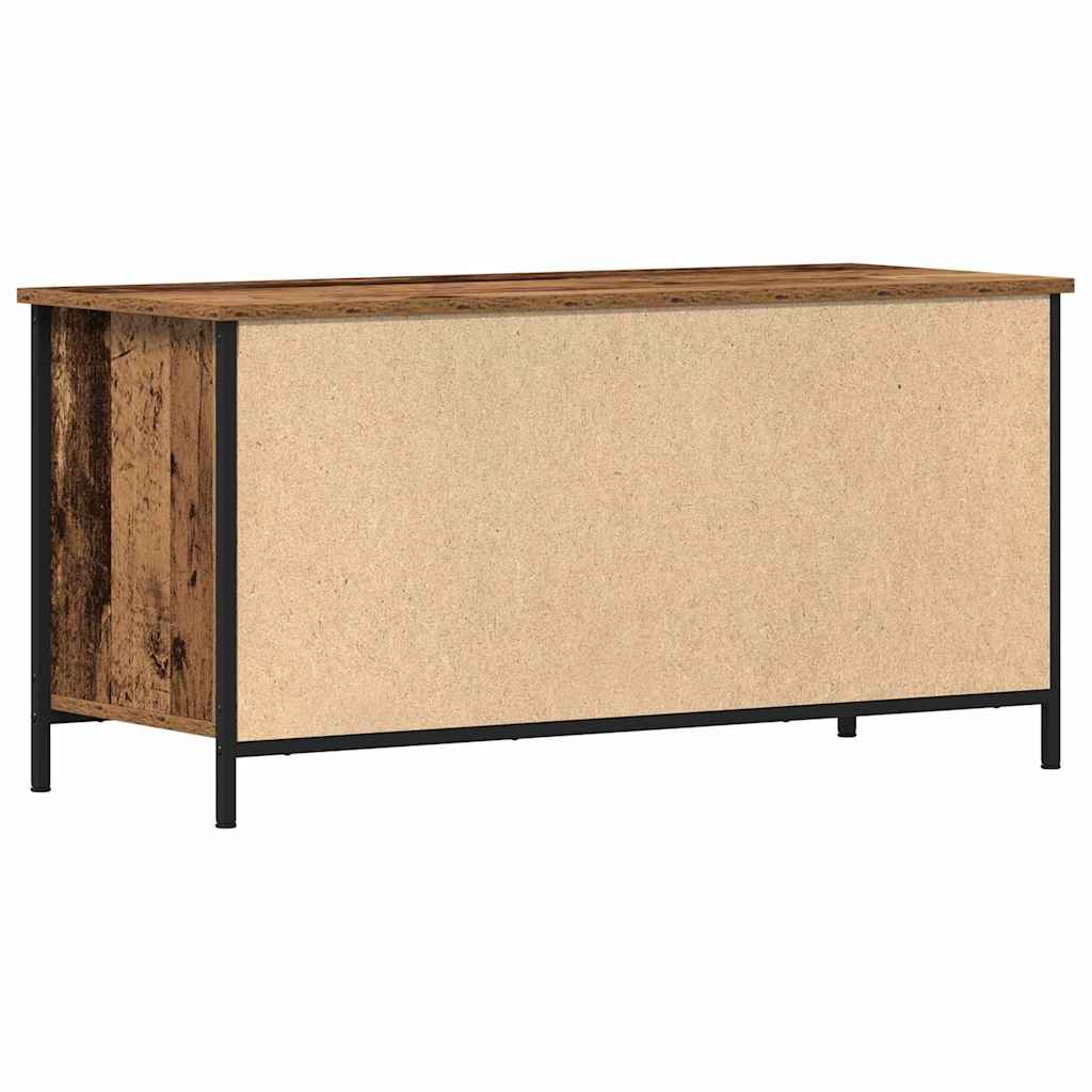 TV-kast Oud hout 100 x 40 x 50 cm Bewerkt hout is nu te koop bij PeponiXL, paradijselijk wonen!