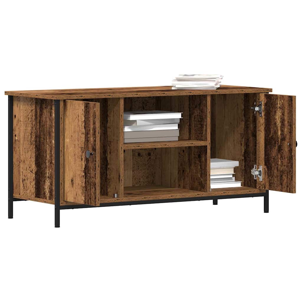 TV-kast Oud hout 100 x 40 x 50 cm Bewerkt hout is nu te koop bij PeponiXL, paradijselijk wonen!