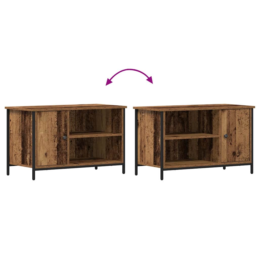 TV-kast Oud hout 80 x 40 x 50 cm Bewerkt hout is nu te koop bij PeponiXL, paradijselijk wonen!