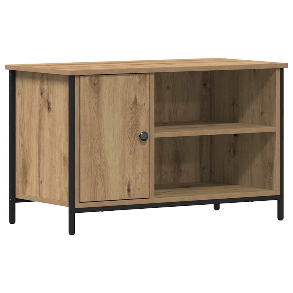 TV-kast artisanaal eikenkleurig 80 x 40 x 50 cm Bewerkt hout is nu te koop bij PeponiXL, paradijselijk wonen!