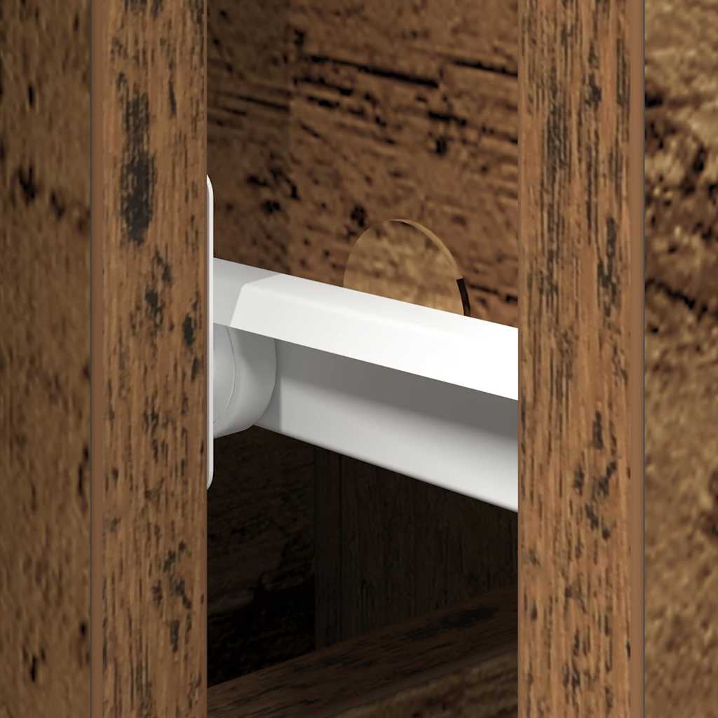 Dressoir met lade Oudhout 101,5 x 35 x 70 cm Bewerkt hout is nu te koop bij PeponiXL, paradijselijk wonen!