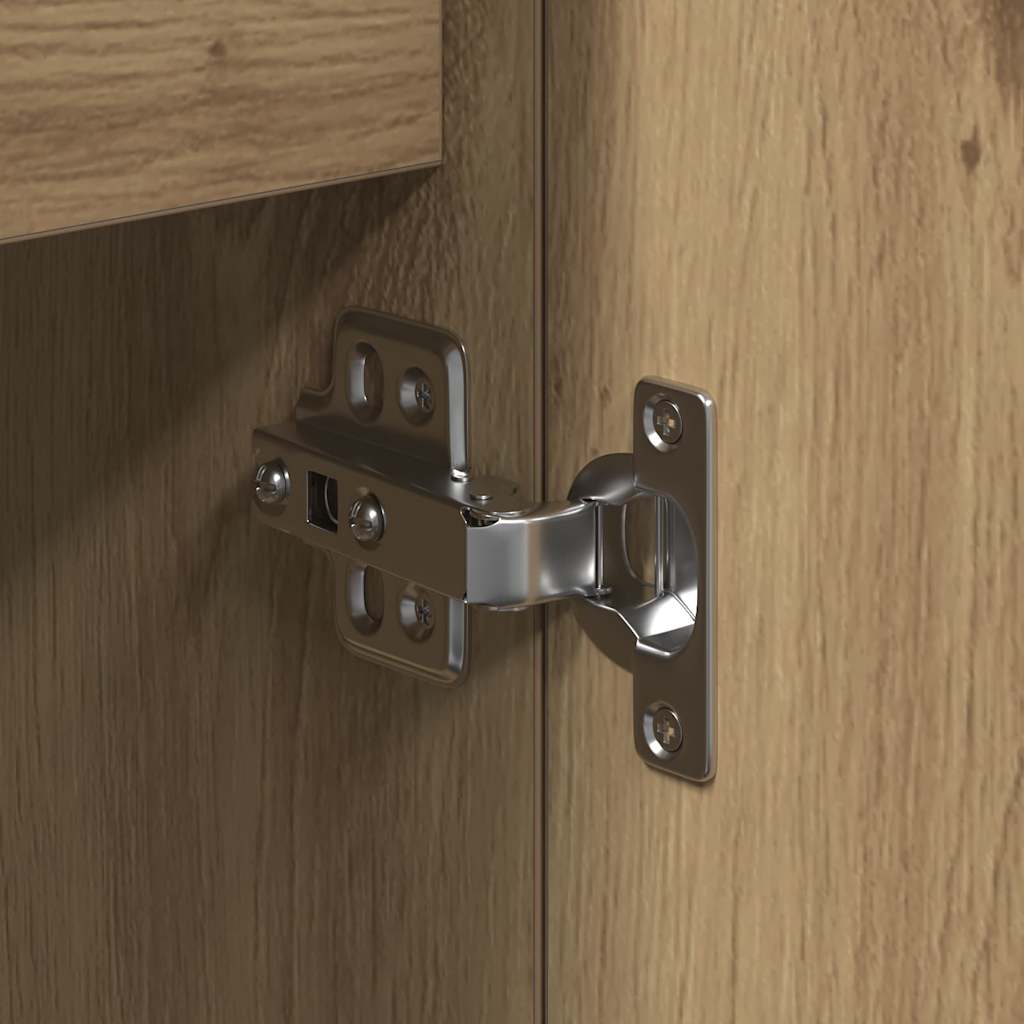 Dressoir met lade Artisan Eiken 101,5 x 35 x 70 cm Bewerkt hout is nu te koop bij PeponiXL, paradijselijk wonen!