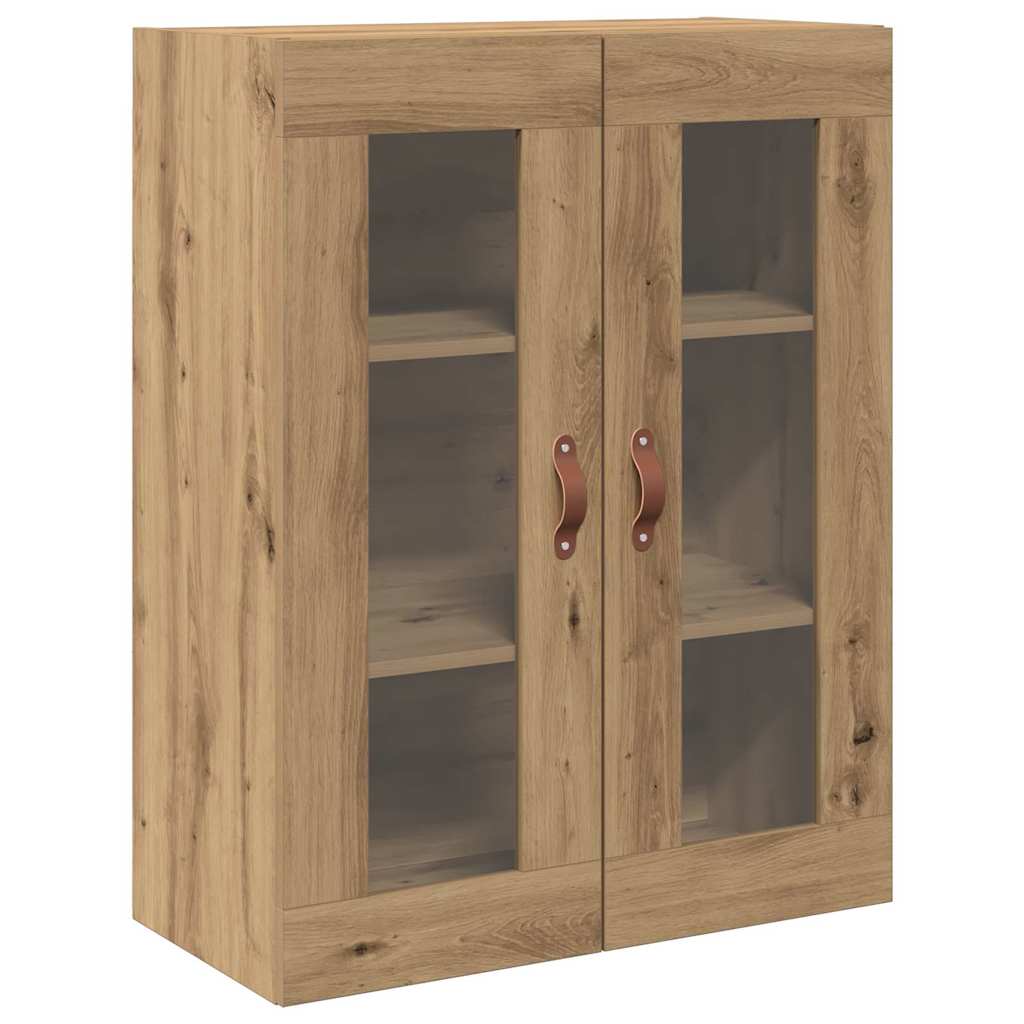 Wandkast Artisan Eiken 69,5 x 34 x 90 cm Bewerkt hout is nu te koop bij PeponiXL, paradijselijk wonen!