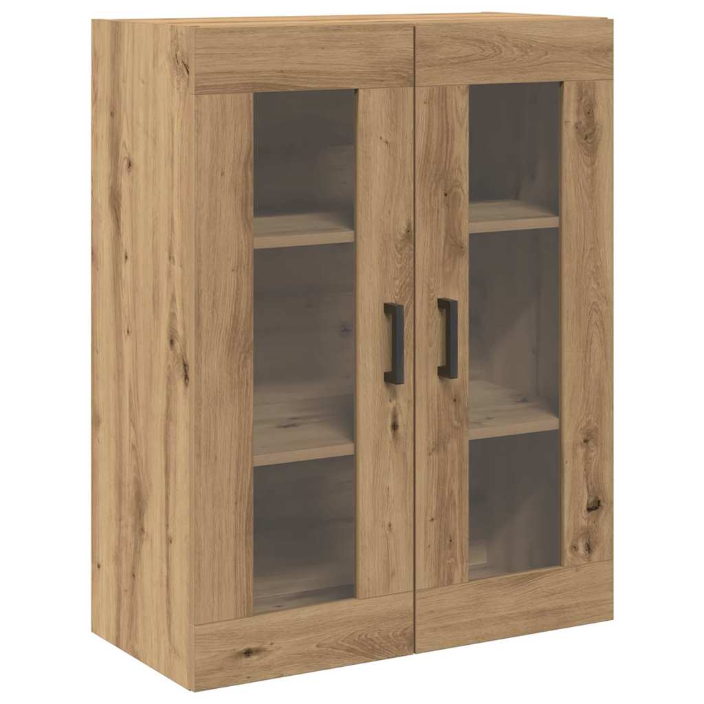 Wandkast Artisan Eiken 69,5 x 34 x 90 cm Bewerkt hout is nu te koop bij PeponiXL, paradijselijk wonen!