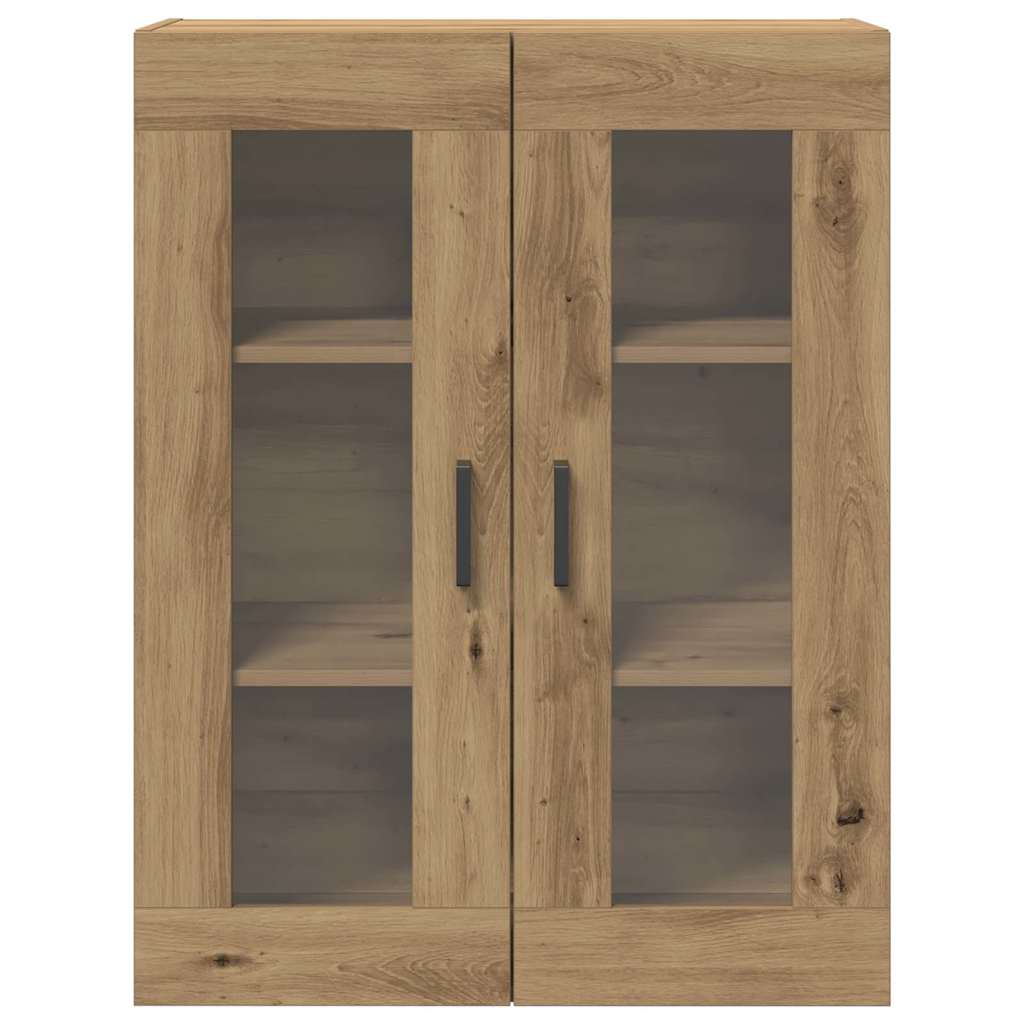 Wandkast Artisan Eiken 69,5 x 34 x 90 cm Bewerkt hout is nu te koop bij PeponiXL, paradijselijk wonen!
