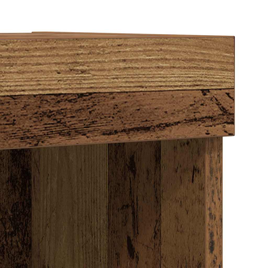 Tv-meubelset 2 pcs Oud hout 80 x 30 x 30 cm Bewerkt hout is nu te koop bij PeponiXL, paradijselijk wonen!